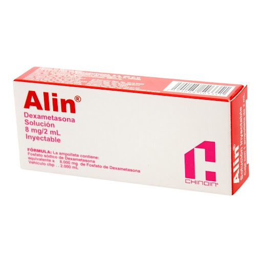 Alin Dexametasona 8mg/2ml Solución Inyectable Caja x 1 Ampolla