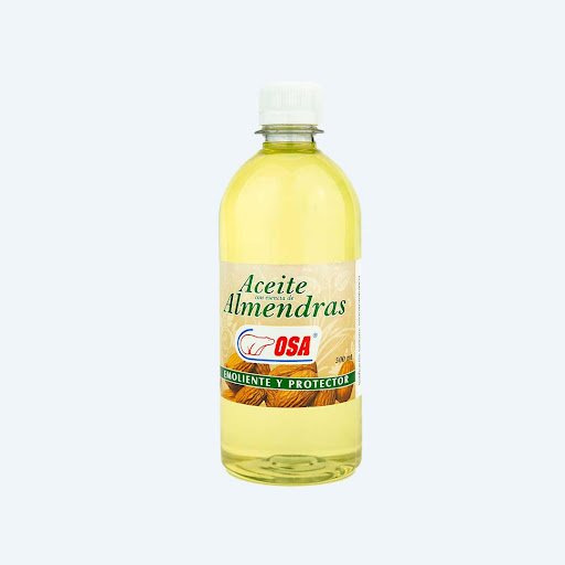 ACEITE CON ESENCIA DE ALMENDRAS X 500 ML OSA  x 1 Aceite corporal con esencia de almendras, presentación de 500 ml. Formulado para brindar hidratación profunda, suavidad y elasticidad a la piel. Rico en nutrientes esenciales, es ideal para masajes, c