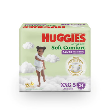 Pañales Pants Huggies Active Sec Etapa 5 XXG x 24 und  