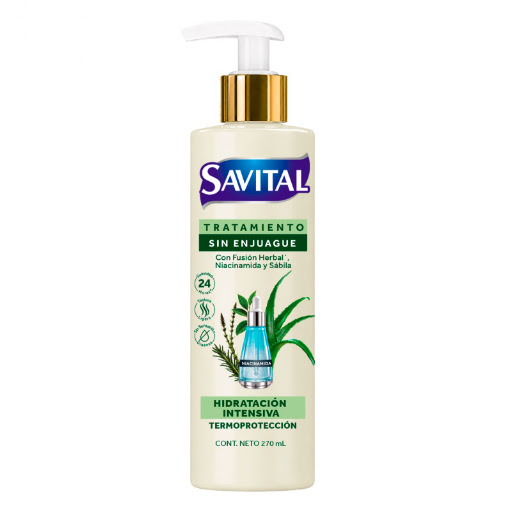 Tratamiento Sin Enguaje Savital Fusión Herbal Con Niacina mida Botella x 280 ml