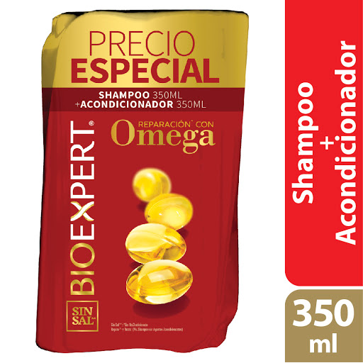 Shampoo Bioexpert Omega + Acondicionador x 350 ml
