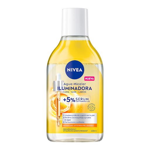 Agua Micelar Nivea   Iluminadora x 400 ml