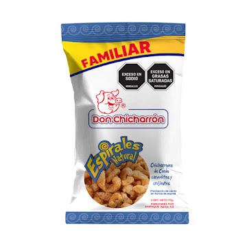 Chicharrones Don Chicharrón Espiral Sabor Natural x 70 gr  