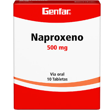 Naproxeno 500 mg Genfar Caja x 10 Tabletas  