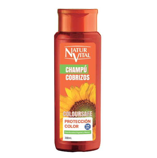 Champú Naturvital Coloursafe Cobrizo x 300 mL NATURVITAL Frasco x 1 Und