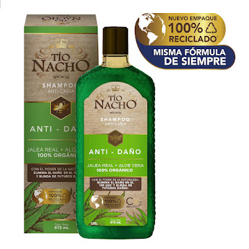 Shampoo Capilar Tío Nacho Aloe Vera x 415 ml  