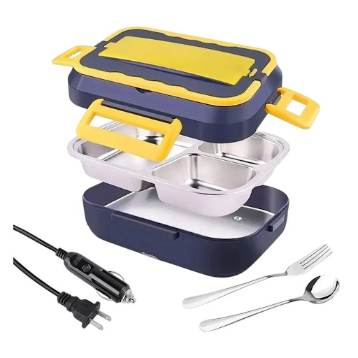 Lonchera Electrica Almuerzo Caliente A Donde Vayas GENERICO Unidad x 1 Disfruta tus comidas calientes en cualquier lugar con esta práctica lonchera eléctrica portátil. Diseñada para el hogar, oficina o carro, permite calentar alimentos sin microondas. Su diseño con compa