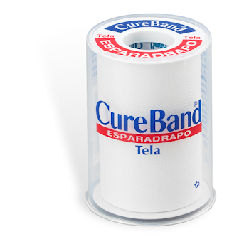 Esparadrapo CURE BAND Tela x7.5cm. x4.5m                                