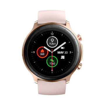 Reloj Inteligente Cubitt Redondo Gps Oro Rosa Empaque x 1 und   
