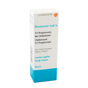 **Dermovate Loción Capilar Frasco x60Ml. GSK Clobetasol                   