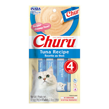 Snack Humedo Para Gatos   Churu Cat Treat Tuna Recipe x 56 gr  
