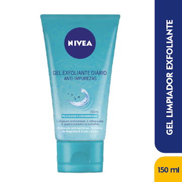 Gel Nivea Clean Deeper Facial Pure Effect Exfoliante x 150 ml  