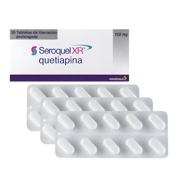 Seroquel XR Quetiapina 150 mg Astrazena Caja x 30 Tabletas  
