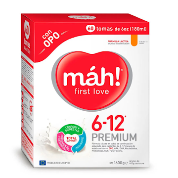 Fórmula Infantil Máh 6-12 Meses x 1600 gr  