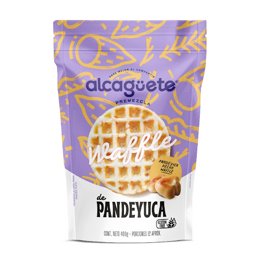 Premezcla Alcaguete Para Waffles De Pandeyuca Bolsa x 400 gr
