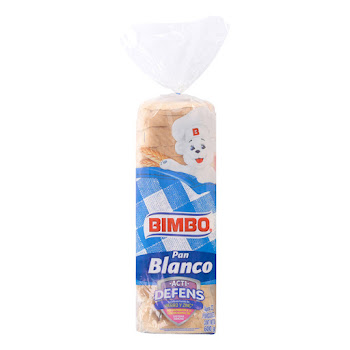 Pan Bimbo Blanco Tajado x 600 gr  