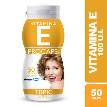 Vitamina E 100 ui Frasco x 50 Cápsulas  