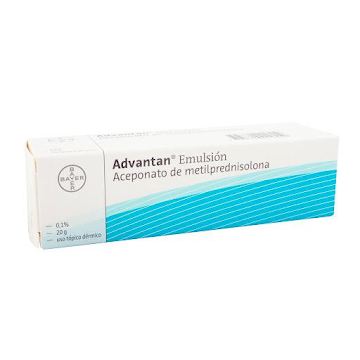 Advantan 0.1% Emulsión   Caja X20g Bay Aceponato De Metilprednisolona    