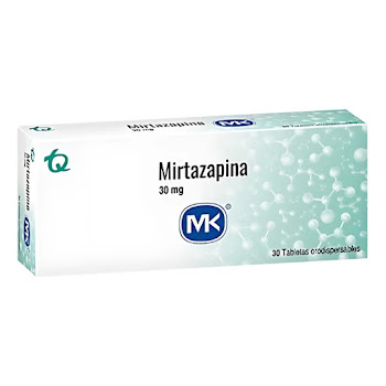 Mirtazapina MK 30 mg Caja x 30 Tabletas  