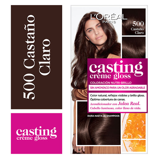 Kit Tinte L´Oreal Casting Creme Gloss Castaño Claro 500 x 1 und