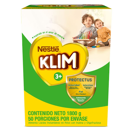 Alimento Lácteo Klim 3+ Prebio 3 Dha x 1800 gr