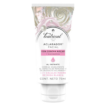 Aclarador facial   Teatrical Con Concha De Nacar x 75ml  