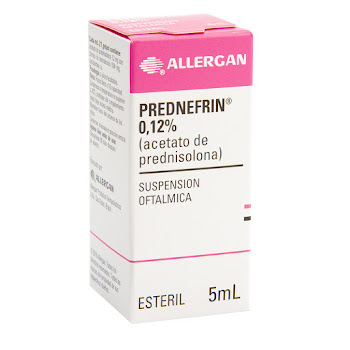 Prednefrin 0.12% Sus.   Oftálmica Frasco X5Ml. All Acetato Prednisolona  
