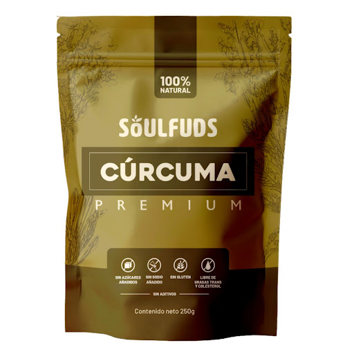 Cúrcuma Premium Soulfuds Paquete x 250 gr