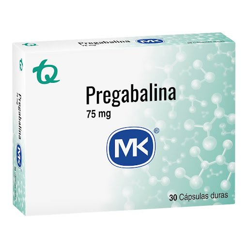 Pregabalina 75mg  Mk   Caja x 30 Capsulas