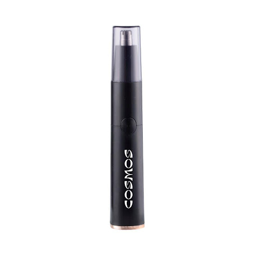 RECORTADOR RECARGABLE PARA NARIZ, OREJAS Y CEJAS Cosmos Caja x 1 Recorta el vello no deseado con nuestro recortador recargable para nariz, orejas y cejas. Diseñado para ofrecer precisión con un tono profesional, este recortador es versátil y eficaz, y elimina el ve