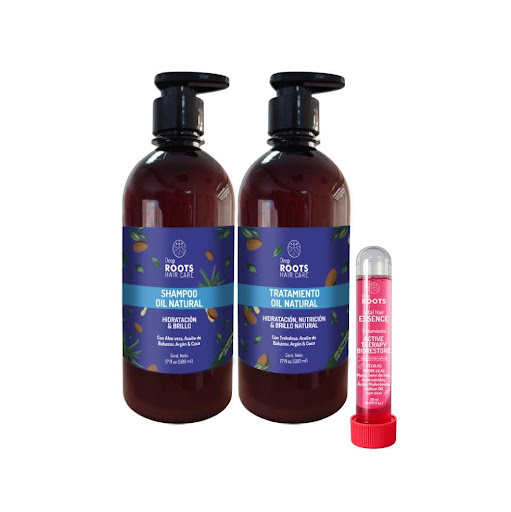 Kit Oleo Repair DEEP ROOTS LIQUIDO x 1 Hidratación profunda y nutrición intensiva para cabellos resecos, deshidratados y crespos. Este kit ayuda a restaurar la suavidad, elasticidad y brillo natural del cabello mientras nutre la fibra capi