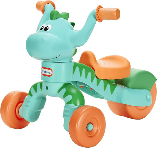 Montable Little Tikes Go & Grow Dino Triciclo de Dinosaurio para Niños Little Tikes Individual x 1 ĦAventuras prehistóricas te esperan con el Montable Little Tikes Go & Grow Dino! Este adorable triciclo de dinosaurio está diseñado para proporcionar horas de juego activo tanto en interiores como en 