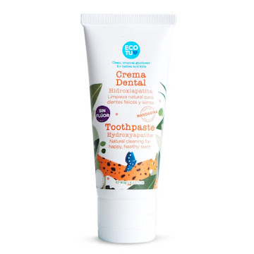 Crema Dental Eco Tu Sin   Fluor Sabor A Mandarina x 60 gr  