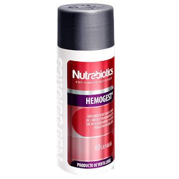 Hemogest Sal De   Glucosamina Nutrabiotics Frasco x 60 cap  
