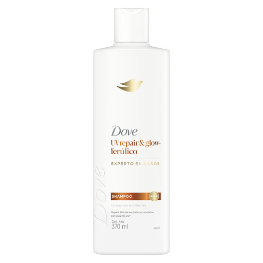 Shampoo Dove Uv Repair Glow Ferúlico Botella x 370 ml