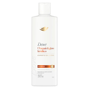 Shampoo Dove Uv Repair Glow Ferúlico Botella x 370 ml  
