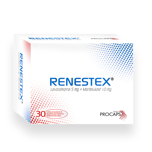 **Renestex Levocetirizina 5Mg + Montelukast 10Mg Procaps Caja x 30Cap