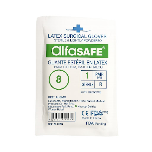 Guante Estéril Alfa Safe Talla 88 x 1 und