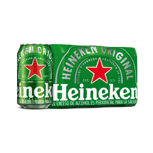//CERVEZA HEINEKEN LATA SIXPACK X330CC. X6UND.