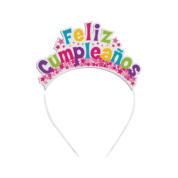 Diademas Sempertex Tiaras Feliz Cumpleanos x 4 und undefined