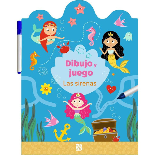 Dibujo Y Juego. Las Sirenas Ballon Libro x 1.0 DIBUJO Y JUEGO. LAS SIRENAS (24) AURORA BURGUÉS  En estos libros, encontrarás todo tipo de juegos divertidos para los pequeños curiosos amantes de las sirenas o los bomberos. Sus páginas son borrables
