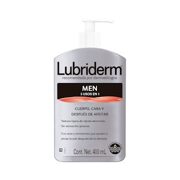 Crema Corporal Lubriderm Men 3 Beneficios En 1 x 400 ml  