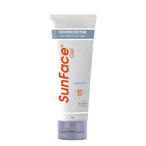 Protector Solar Sunface Gel Spf50 Frasco x 70 gr