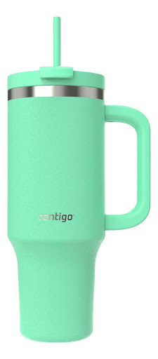 Vaso Térmico Contigo Streeterville SS con Tapa y Pitillo 40Oz/1180ml (TURQUESA) CONTIGO CAJA x 1 Botella vaso térmico agua es una excelente elección para quienes buscan un recipiente versátil, resistente y con un rendimiento térmico excepcional para disfrutar de bebidas frías o calientes en cualq
