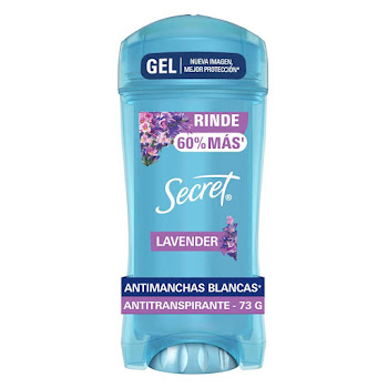 Desodorante Secret Antitranspirante Gel De Lavanda Frasco x 73 gr  