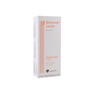 Betnovate 0.1% Loción Capilar Frasco x60G. GSK Betametasona             
