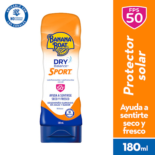 Protector Solar Banana Boat Dry Balance Sport FPS 50+ x 180 ml