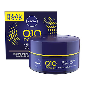 Crema Facial Nivea Q10 Antiarrugas Noche Humectante x 50 ml  