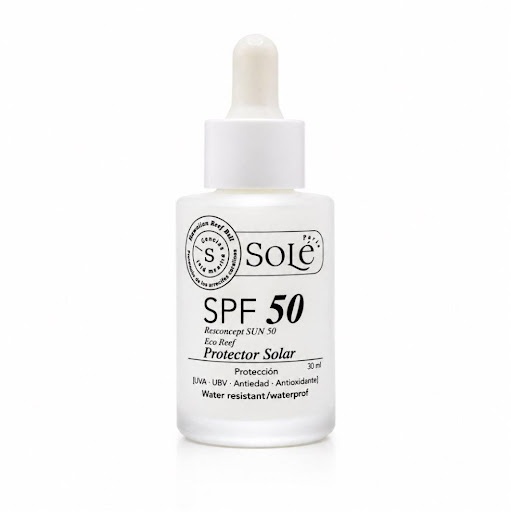 Protector Solar SPF 50 Ultraligero | Probióticos & Antioxidantes | Vegano | Biotecnología Coreana Sole Paris Serum x 1 