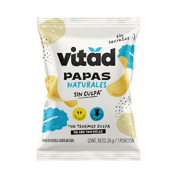 Papas Vitad Sabor Natural x 24 gr    